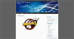 Desktop Screenshot of bjarni.us